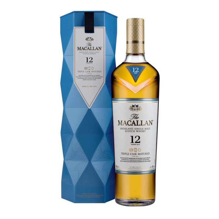The Macallan 12 Y.O. Triple Cask Single Malt Whisky Gift Box