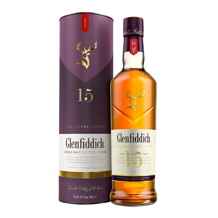 Glenfiddich Single Malt Scotch Whisky 15 Anni (Astucciato)