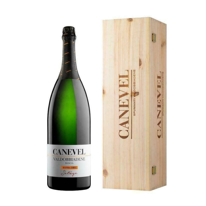 Extra Dry Setàge – Canevel (Jeroboam 3 Litri Cassa Legno)
