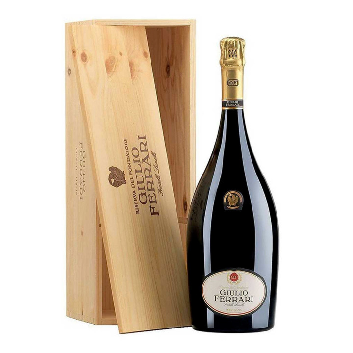 Giulio Ferrari Riserva del Fondatore 2009 – Magnum Cassetta Legno
